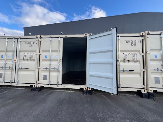 Container Storage one door open