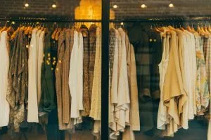 Clothes hanging