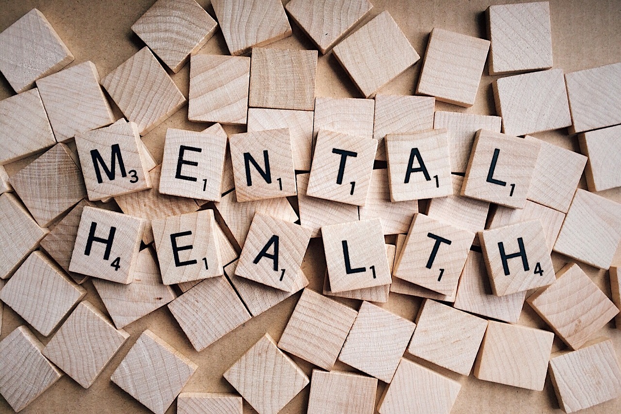 Mental Health written in puzzles