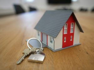 Small house with a key