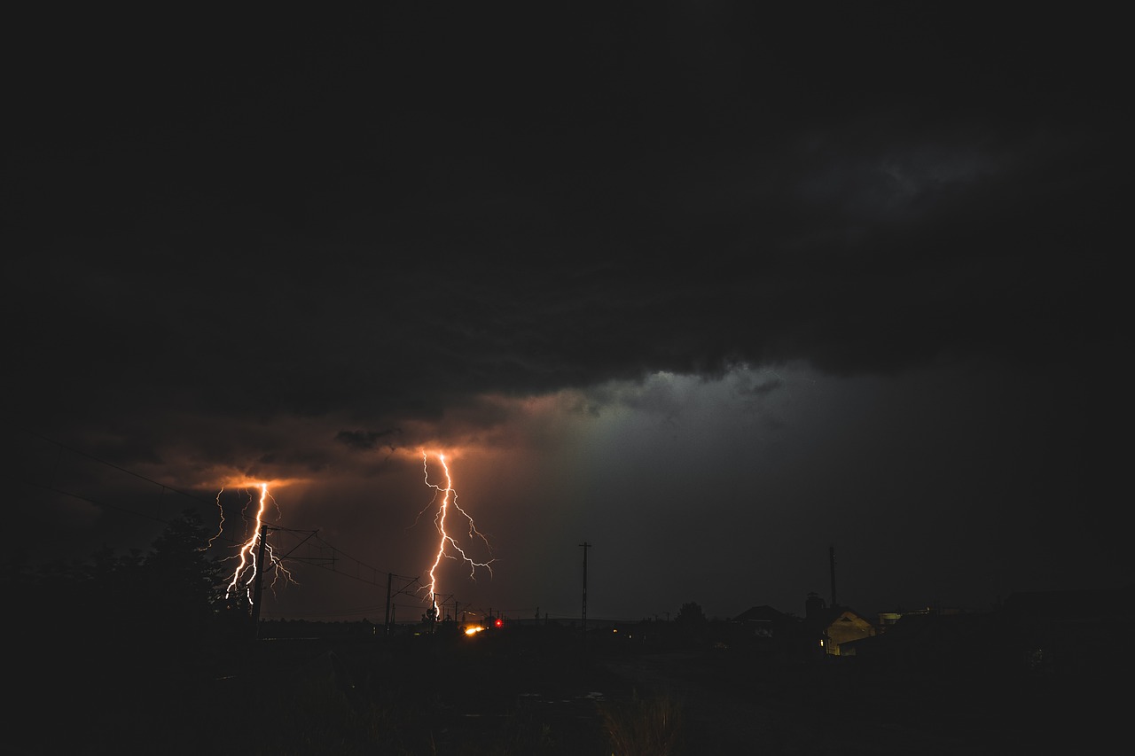 Lighting storm