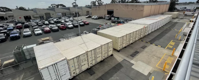 Drive-up container storage