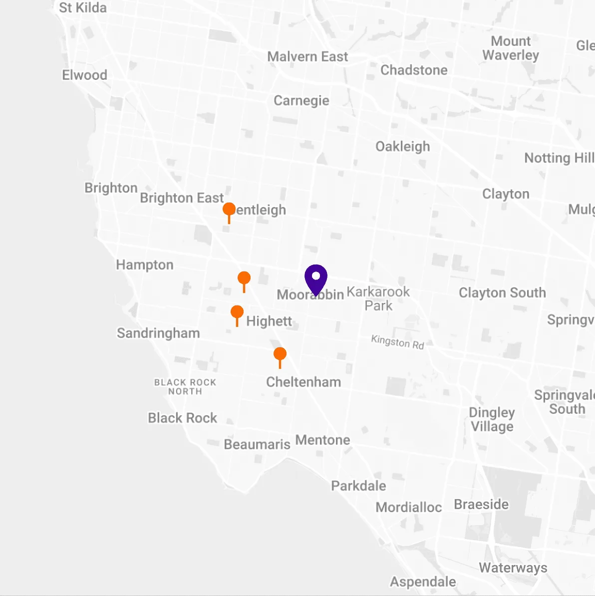 Moorabbin Facility Service Areas Abbotsford Facility Service Areas
